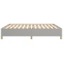 Estructura de cama gris claro tela 180x200 cm de vidaXL, Camas y somieres - Ref: Foro24-347181, Precio: 163,06 €, Descuento: %