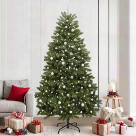 Árbol de Navidad artificial Verde 240 cm PVC y Metal en Decoración Festiva y Estacional | Comprar online en Foru.es