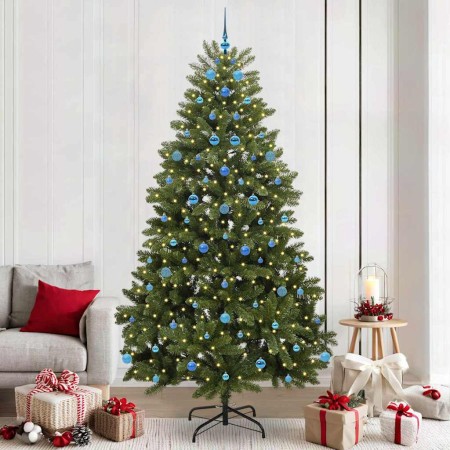 Árbol de Navidad artificial Verde 240 cm PVC y Metal en Decoración Festiva y Estacional | Comprar online en Foru.es
