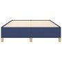 Estructura de cama de tela azul 140x190 cm de vidaXL, Camas y somieres - Ref: Foro24-347163, Precio: 113,00 €, Descuento: %
