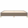 Estructura de cama de tela gris taupe 200x200 cm de vidaXL, Camas y somieres - Ref: Foro24-347193, Precio: 165,03 €, Descuent...