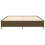 Estructura de cama tela marrón oscuro 180x200 cm de vidaXL, Camas y somieres - Ref: Foro24-347184, Precio: 135,29 €, Descuent...