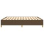 Estructura de cama tela marrón oscuro 180x200 cm de vidaXL, Camas y somieres - Ref: Foro24-347184, Precio: 135,29 €, Descuent...