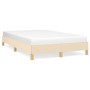 Estructura de cama de tela color crema 120x200 cm de vidaXL, Camas y somieres - Ref: Foro24-346807, Precio: 105,40 €, Descuen...