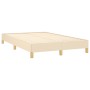 Estructura de cama de tela color crema 120x200 cm de vidaXL, Camas y somieres - Ref: Foro24-346807, Precio: 105,40 €, Descuen...