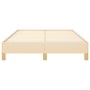 Estructura de cama de tela color crema 120x200 cm de vidaXL, Camas y somieres - Ref: Foro24-346807, Precio: 105,40 €, Descuen...