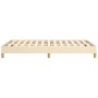 Estructura de cama de tela color crema 120x200 cm de vidaXL, Camas y somieres - Ref: Foro24-346807, Precio: 105,40 €, Descuen...