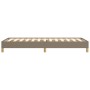 Estructura de cama de tela gris taupe 80x200 cm de vidaXL, Camas y somieres - Ref: Foro24-346774, Precio: 84,57 €, Descuento: %