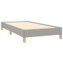 Estructura de cama de tela gris claro 100x200 cm de vidaXL, Camas y somieres - Ref: Foro24-346794, Precio: 67,40 €, Descuento: %