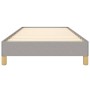 Estructura de cama de tela gris claro 100x200 cm de vidaXL, Camas y somieres - Ref: Foro24-346794, Precio: 67,40 €, Descuento: %