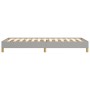 Estructura de cama de tela gris claro 100x200 cm de vidaXL, Camas y somieres - Ref: Foro24-346794, Precio: 67,40 €, Descuento: %