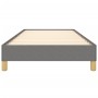 Estructura de cama de tela gris oscuro 100x200 cm de vidaXL, Camas y somieres - Ref: Foro24-346795, Precio: 67,54 €, Descuent...