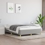 Estructura de cama de tela gris claro 140x190 cm de vidaXL, Camas y somieres - Ref: Foro24-347157, Precio: 110,50 €, Descuent...