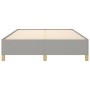 Estructura de cama de tela gris claro 140x190 cm de vidaXL, Camas y somieres - Ref: Foro24-347157, Precio: 110,50 €, Descuent...