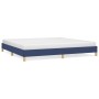 Estructura de cama de tela gris taupe azul 200x200 cm de vidaXL, Camas y somieres - Ref: Foro24-346848, Precio: 120,15 €, Des...