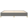 Estructura de cama tela gris oscuro 200x200 cm de vidaXL, Camas y somieres - Ref: Foro24-347190, Precio: 116,47 €, Descuento: %
