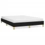 Black fabric bed frame 140x200 cm by vidaXL, Beds and slatted bases - Ref: Foro24-346820, Price: 109,89 €, Discount: %