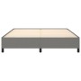 Estructura de cama de tela gris oscuro 160x200 cm de vidaXL, Camas y somieres - Ref: Foro24-347075, Precio: 128,15 €, Descuen...