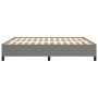 Estructura de cama de tela gris oscuro 160x200 cm de vidaXL, Camas y somieres - Ref: Foro24-347075, Precio: 128,15 €, Descuen...