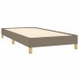 Estructura de cama de tela gris taupe 90x200 cm de vidaXL, Camas y somieres - Ref: Foro24-346790, Precio: 80,05 €, Descuento: %
