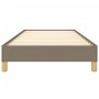 Estructura de cama de tela gris taupe 90x200 cm de vidaXL, Camas y somieres - Ref: Foro24-346790, Precio: 80,05 €, Descuento: %