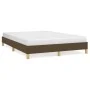 Brown fabric bed frame 140x190 cm by vidaXL, Beds and slatted bases - Ref: Foro24-346813, Price: 105,98 €, Discount: %