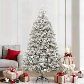 Árbol de Navidad artificial Verde y 210 cm PVC y Metal en Decoración Festiva y Estacional | Comprar online en Foru.es