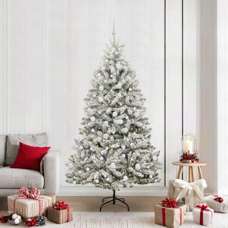 Árbol de Navidad artificial Verde y 210 cm PVC y Metal en Decoración Festiva y Estacional | Comprar online en Foru.es