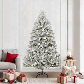 Árbol de Navidad artificial Verde y 210 cm PVC y Metal en Decoración Festiva y Estacional | Comprar online en Foru.es