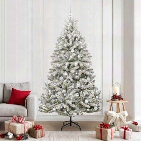 Árbol de Navidad artificial Verde y 210 cm PVC y Metal en Decoración Festiva y Estacional | Comprar online en Foru.es