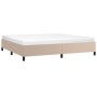 Estructura de cama de cuero sintético capuchino 200x200 cm de vidaXL, Camas y somieres - Ref: Foro24-347274, Precio: 140,06 €...