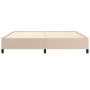 Estructura de cama de cuero sintético capuchino 200x200 cm de vidaXL, Camas y somieres - Ref: Foro24-347274, Precio: 140,06 €...