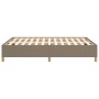 Estructura de cama de tela gris taupe 140x200 cm de vidaXL, Camas y somieres - Ref: Foro24-347169, Precio: 128,07 €, Descuent...