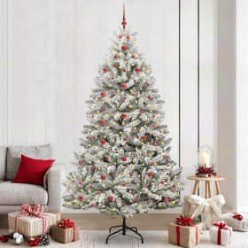 Árbol de Navidad artificial Verde y 240 cm PVC y Metal en Decoración Festiva y Estacional | Comprar online en Foru.es