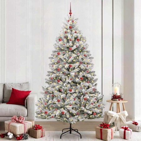 Árbol de Navidad artificial Verde y 240 cm PVC y Metal en Decoración Festiva y Estacional | Comprar online en Foru.es