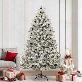 Árbol de Navidad artificial Verde y 240 cm PVC y Metal en Decoración Festiva y Estacional | Comprar online en Foru.es
