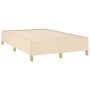 Estructura de cama de tela color crema 120x200 cm de vidaXL, Camas y somieres - Ref: Foro24-347154, Precio: 122,84 €, Descuen...