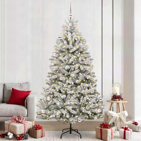 Árbol de Navidad artificial Verde y 240 cm PVC y Metal en Decoración Festiva y Estacional | Comprar online en Foru.es