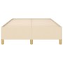 Estructura de cama de tela color crema 120x200 cm de vidaXL, Camas y somieres - Ref: Foro24-347154, Precio: 122,84 €, Descuen...