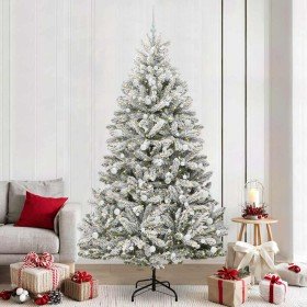 Árbol de Navidad artificial Verde y 240 cm PVC y Metal en Decoración Festiva y Estacional | Comprar online en Foru.es