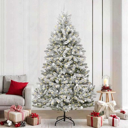 Árbol de Navidad artificial Verde y 240 cm PVC y Metal en Decoración Festiva y Estacional | Comprar online en Foru.es