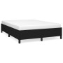 Estructura de cama de tela negra 140x200 cm de vidaXL, Camas y somieres - Ref: Foro24-347068, Precio: 124,78 €, Descuento: %