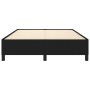 Estructura de cama de tela negra 140x200 cm de vidaXL, Camas y somieres - Ref: Foro24-347068, Precio: 124,78 €, Descuento: %