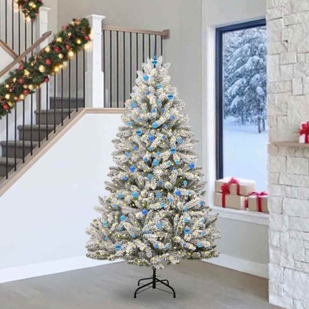 Árbol de Navidad artificial Verde y 240 cm PVC y Metal en Decoración Festiva y Estacional | Comprar online en Foru.es