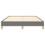 Estructura de cama de tela gris oscuro 140x200 cm de vidaXL, Camas y somieres - Ref: Foro24-346819, Precio: 94,46 €, Descuent...