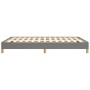 Estructura de cama de tela gris oscuro 140x200 cm de vidaXL, Camas y somieres - Ref: Foro24-346819, Precio: 94,46 €, Descuent...