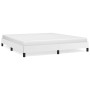 Estructura de cama de cuero sintético blanco 180x200 cm de vidaXL, Camas y somieres - Ref: Foro24-346917, Precio: 115,16 €, D...
