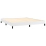 Estructura de cama de cuero sintético blanco 180x200 cm de vidaXL, Camas y somieres - Ref: Foro24-346917, Precio: 115,16 €, D...