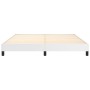 Estructura de cama de cuero sintético blanco 180x200 cm de vidaXL, Camas y somieres - Ref: Foro24-346917, Precio: 115,16 €, D...