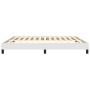 Estructura de cama de cuero sintético blanco 180x200 cm de vidaXL, Camas y somieres - Ref: Foro24-346917, Precio: 115,16 €, D...